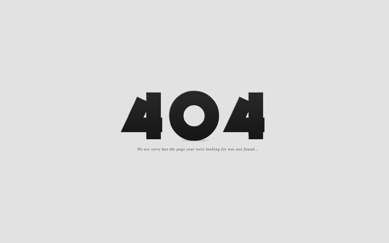 404 Error